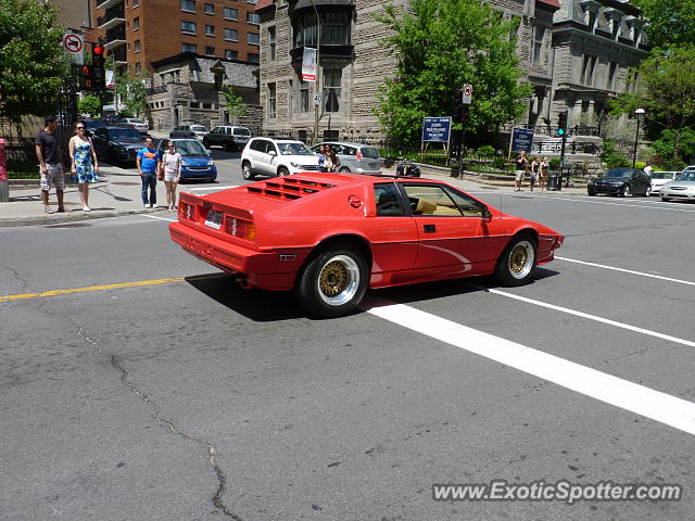 Lotus Esprit spotted in Montreal, Canada