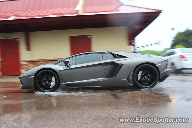 Lamborghini Aventador spotted in Chanhassen, Minnesota