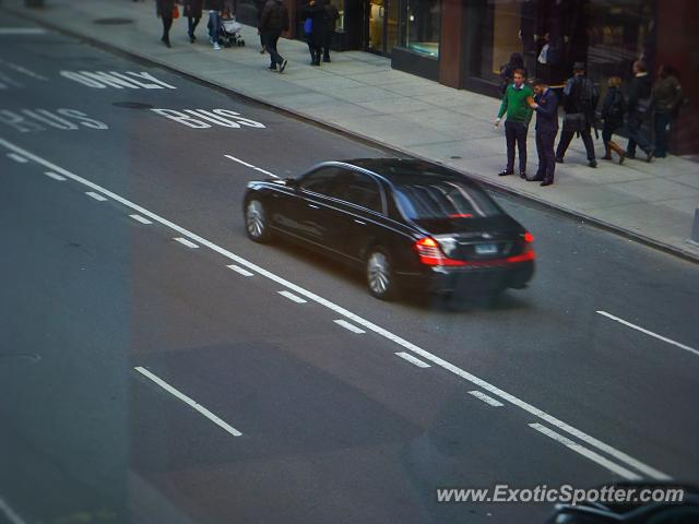 Mercedes Maybach spotted in Manhattan, New York