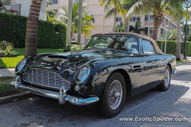 Aston Martin DB5 spotted in West Palm Beach, Florida