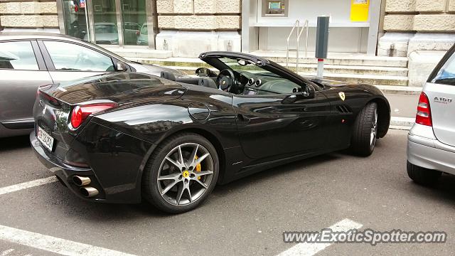 Ferrari California spotted in Zurich, Switzerland