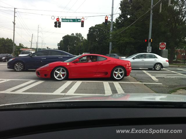 Ferrari 360 Modena spotted in Atlanta, Georgia