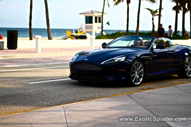 Aston Martin Vantage spotted in Fort Lauderdale, Florida