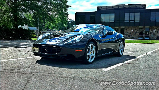 Ferrari California spotted in Closter, New Jersey