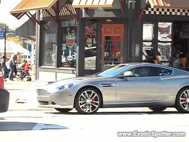 Aston Martin DB9 spotted in Brighton, Michigan