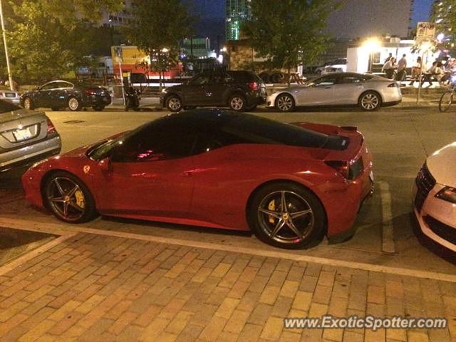Ferrari 458 Italia spotted in Austin, Texas