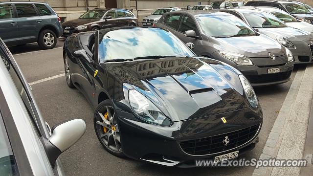 Ferrari California spotted in Zurich, Switzerland