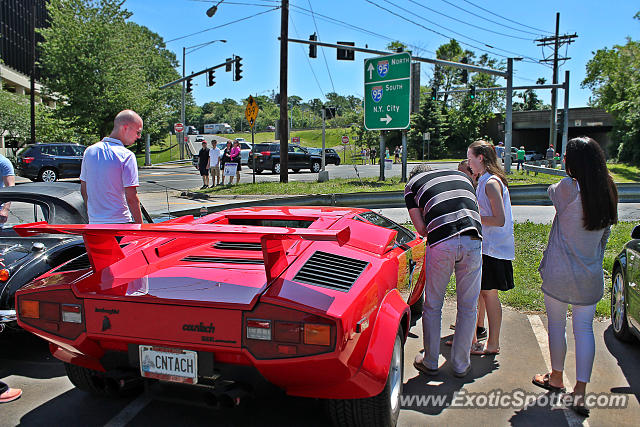 Lamborghini Countach spotted in Greenwich, Connecticut