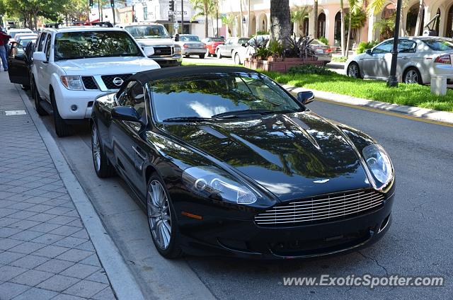 Aston Martin DB9 spotted in Fort Lauderdale, Florida