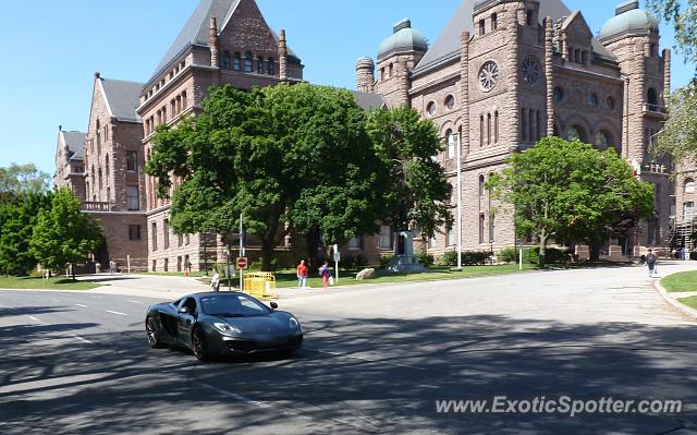 Mclaren MP4-12C spotted in Toronto, Canada