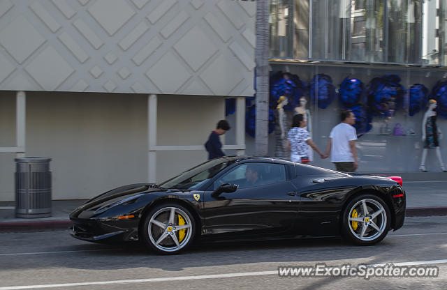 Ferrari 458 Italia spotted in Beverly Hills, California