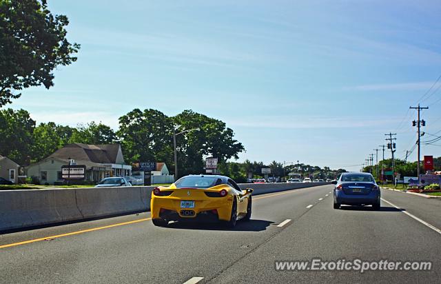 Ferrari 458 Italia spotted in Jackon, New Jersey
