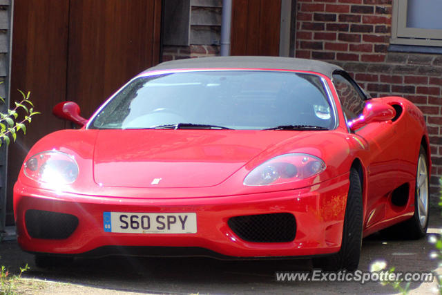Ferrari 360 Modena spotted in Fen Ditton, United Kingdom