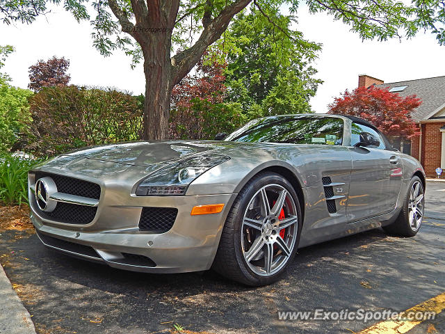 Mercedes SLS AMG spotted in Pittsford, New York