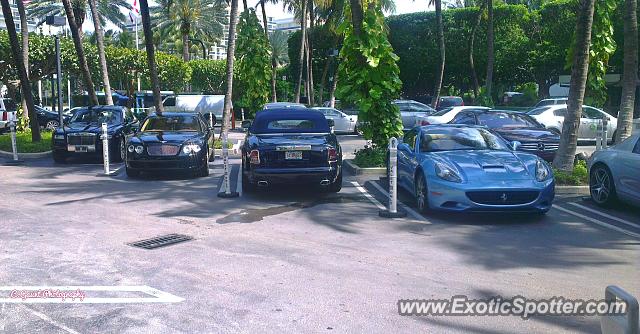 Ferrari California spotted in Miami Beach, Florida