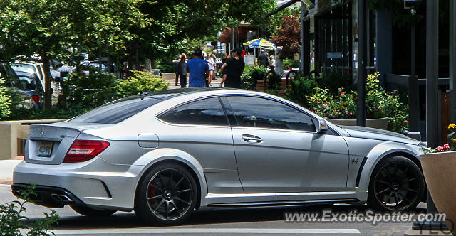 Mercedes C63 AMG Black Series spotted in Cherry Creek, Colorado