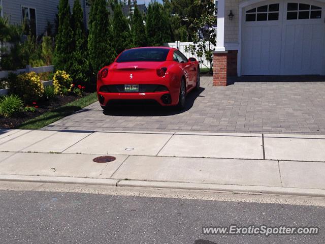 Ferrari California spotted in Avalon, New Jersey