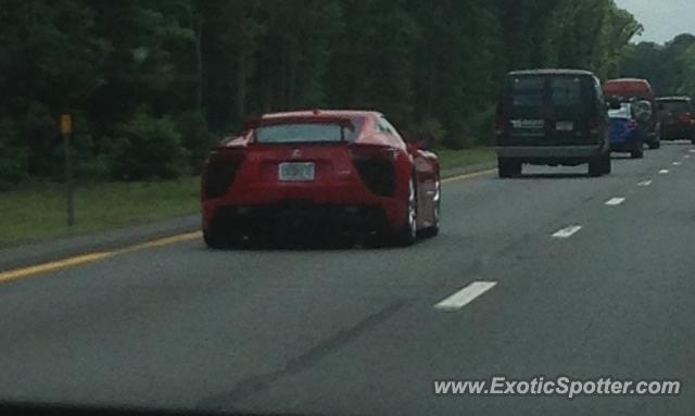 Lexus LFA spotted in Sea isle, New Jersey