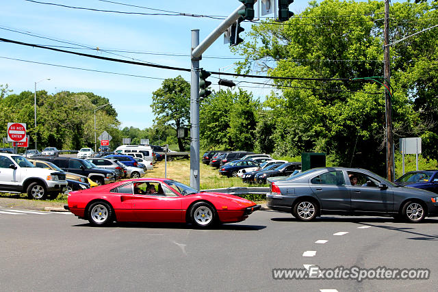 Ferrari 308 spotted in Greenwich, Connecticut