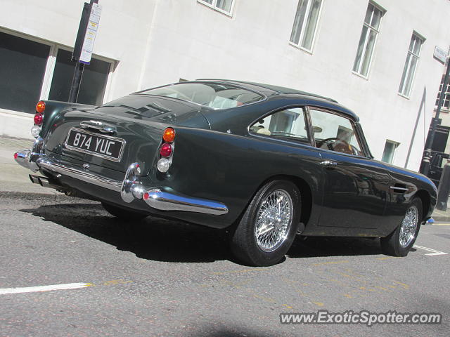 Aston Martin DB4 spotted in London, United Kingdom