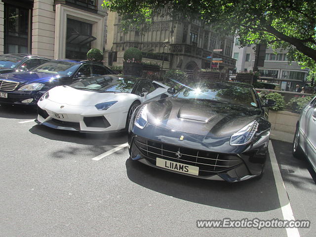 Lamborghini Aventador spotted in London, United Kingdom