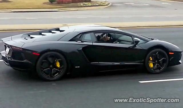 Lamborghini Aventador spotted in Richmond, Virginia