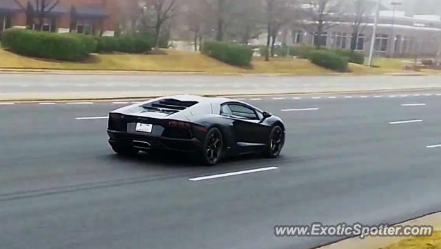 Lamborghini Aventador spotted in Richmond, Virginia