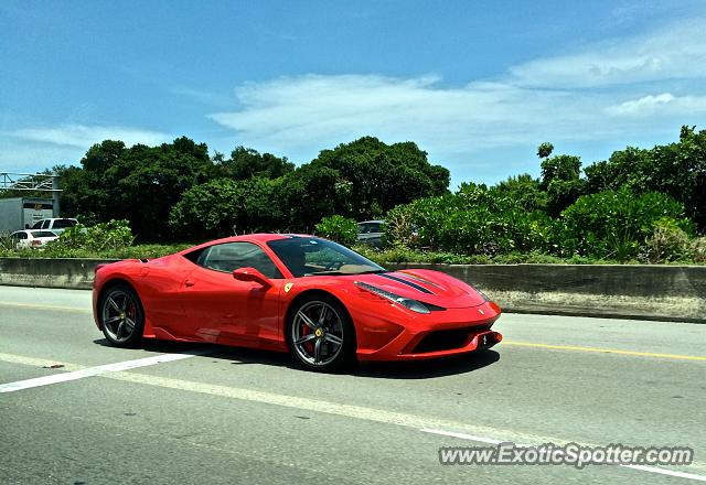 Ferrari 458 Italia spotted in Miami, Florida