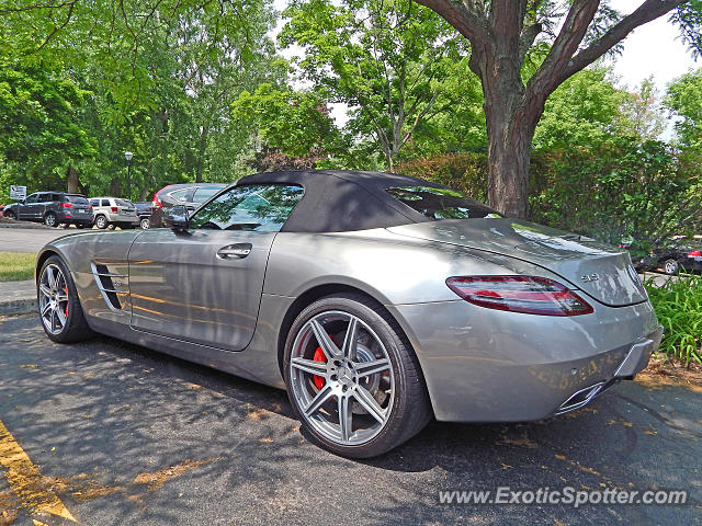 Mercedes SLS AMG spotted in Pittsford, New York