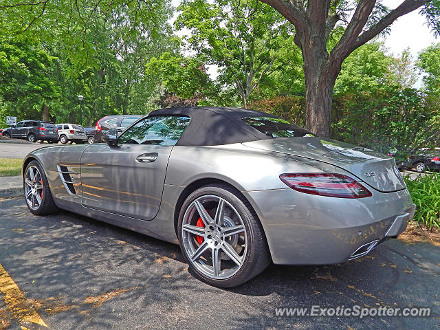 Mercedes SLS AMG spotted in Pittsford, New York