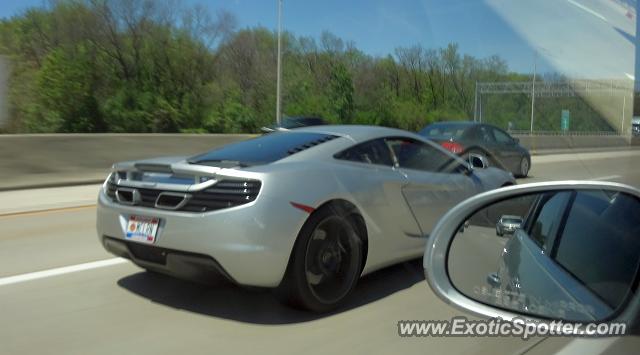 Mclaren MP4-12C spotted in Ohare area, Illinois