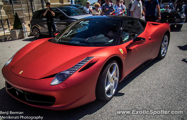 Ferrari 458 Italia spotted in Monte-Carlo, Monaco