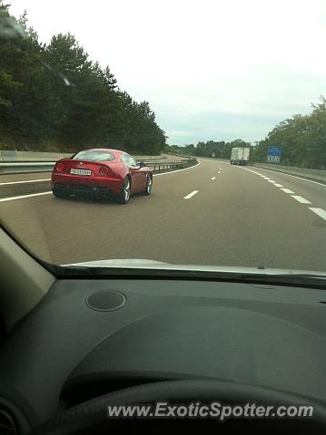 Alfa Romeo 8C spotted in A6, France