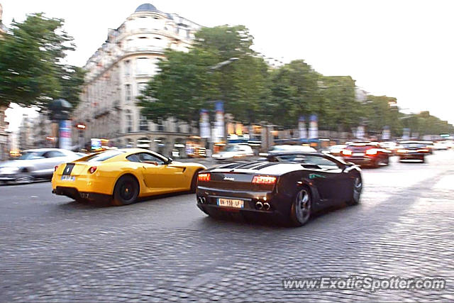 Ferrari 599GTB spotted in Paris, France