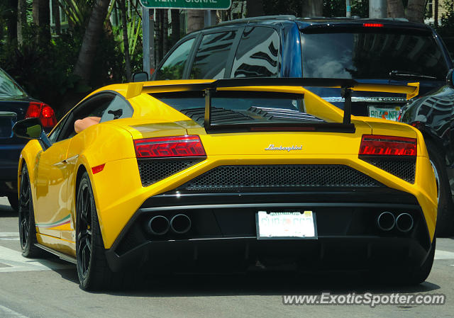Lamborghini Gallardo spotted in Miami, Florida