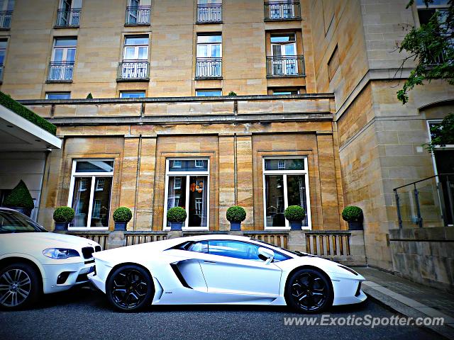 Lamborghini Aventador spotted in London, United Kingdom