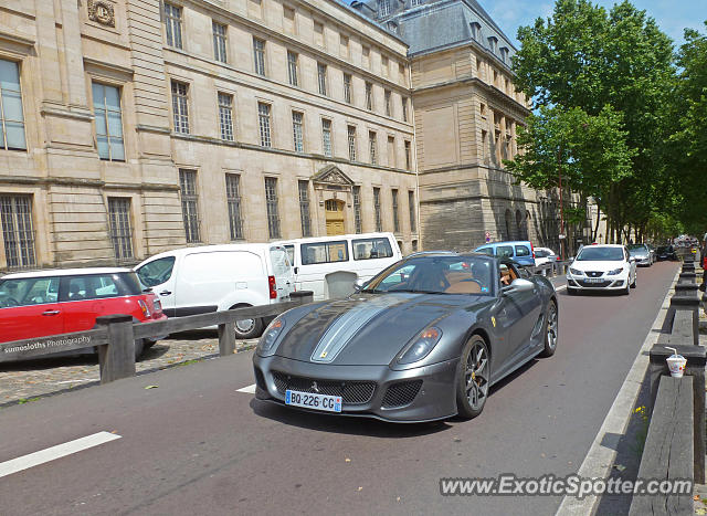 Ferrari 599GTO spotted in Versailles, France