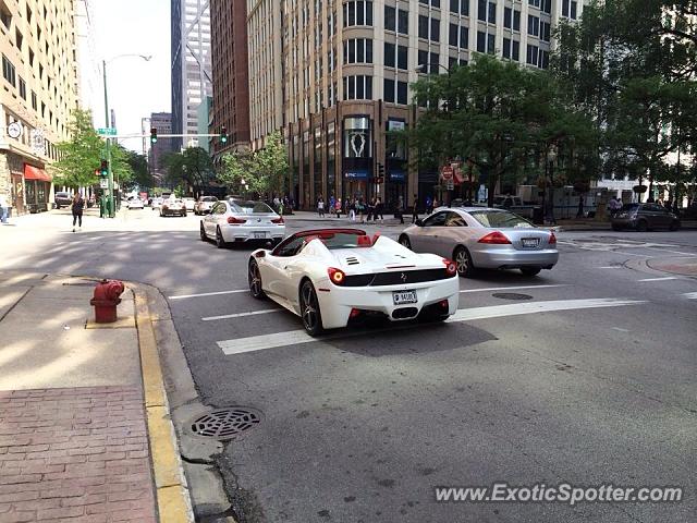 Ferrari 458 Italia spotted in Chicago, Illinois