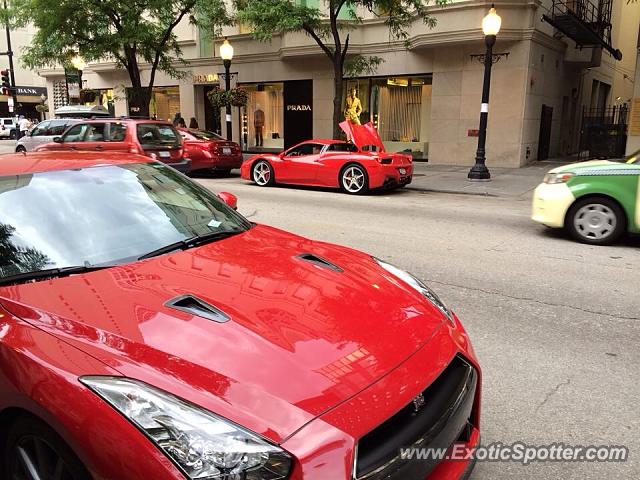 Ferrari 458 Italia spotted in Chicago, Illinois