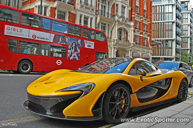 Mclaren P1 spotted in London, United Kingdom