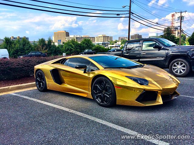 Lamborghini Aventador spotted in Tyson's Corner, Virginia