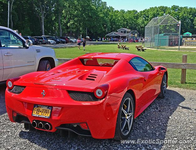 Ferrari 458 Italia spotted in Pittsford, New York