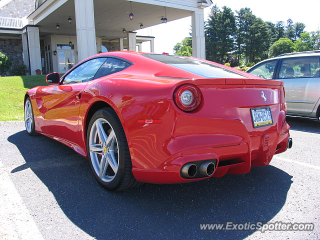 Ferrari F12 spotted in Skytop, Pennsylvania