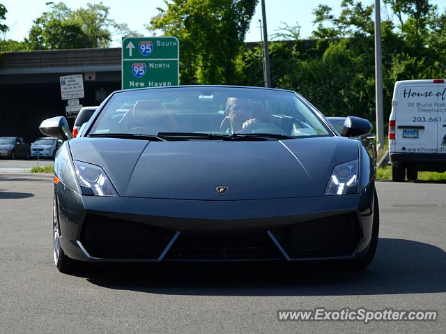 Lamborghini Gallardo spotted in Greenwich, Connecticut