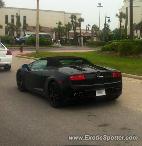 Lamborghini Gallardo spotted in Galveston, Texas