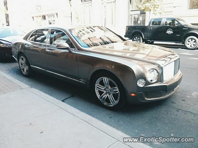 Bentley Mulsanne spotted in Montreal, Canada