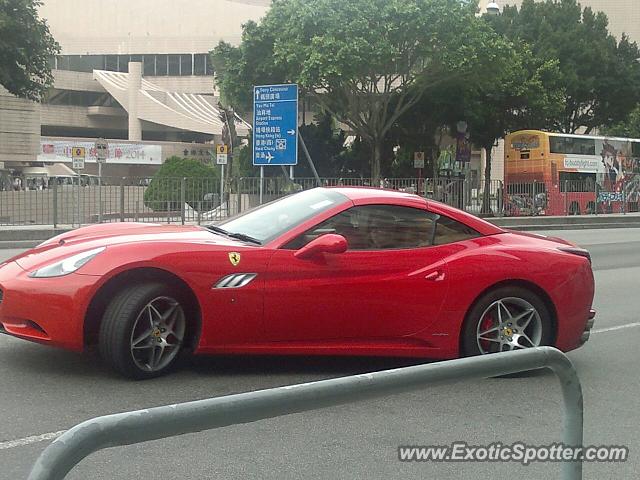 Ferrari California spotted in Hong Kong, China