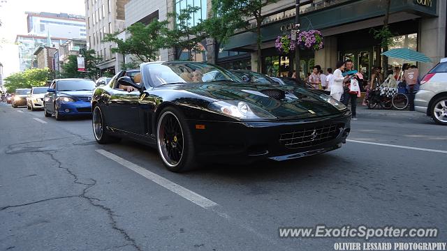 Ferrari 575M spotted in Montreal, Canada