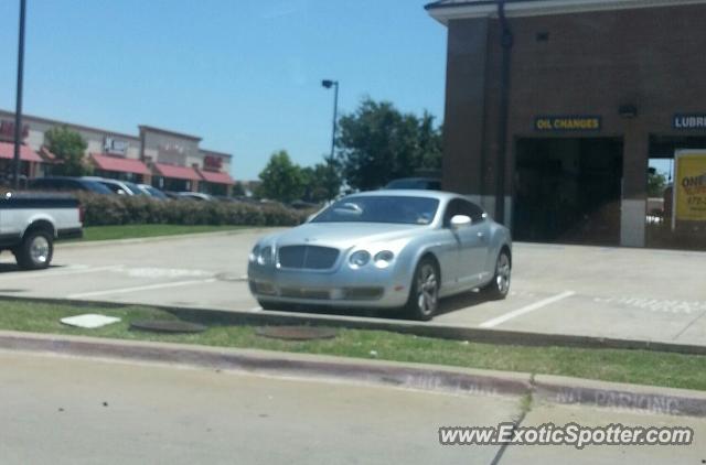 Bentley Continental spotted in Carrollton, Texas