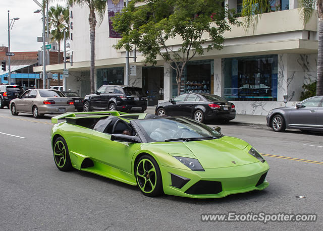 Lamborghini Murcielago spotted in Beverly Hills, California